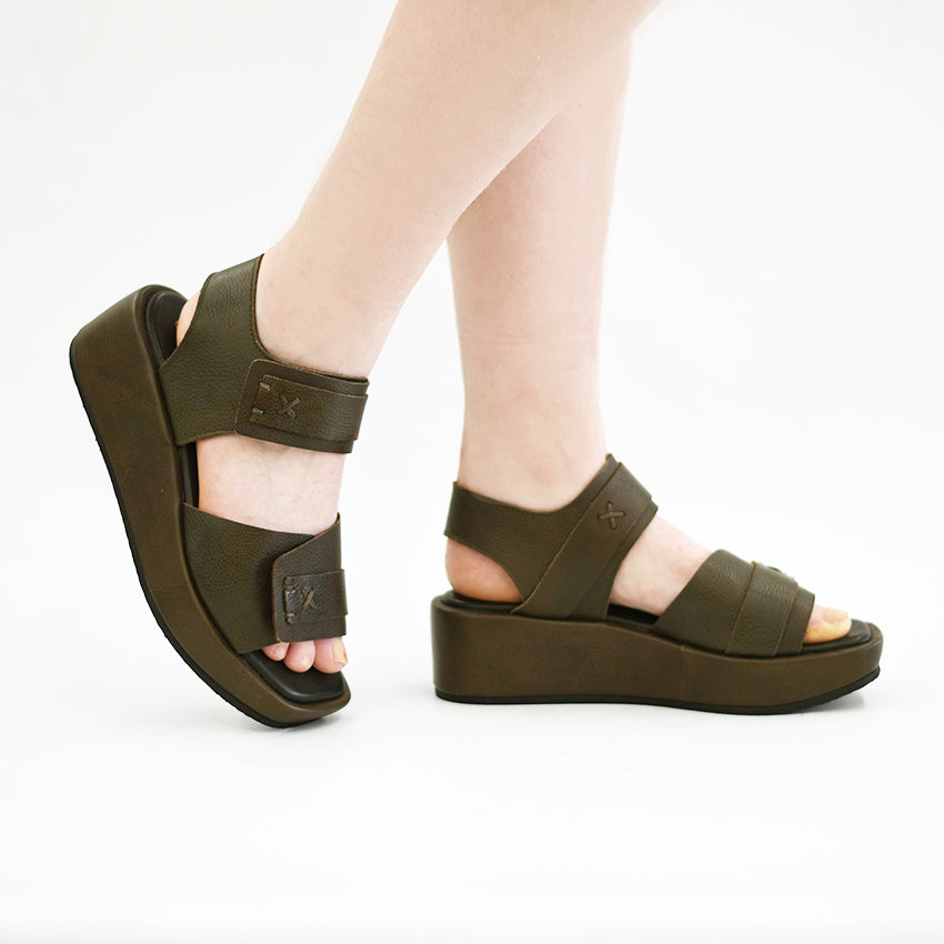 The Solaris Sandal - Olive Green (PRE-ORDER ONLY)