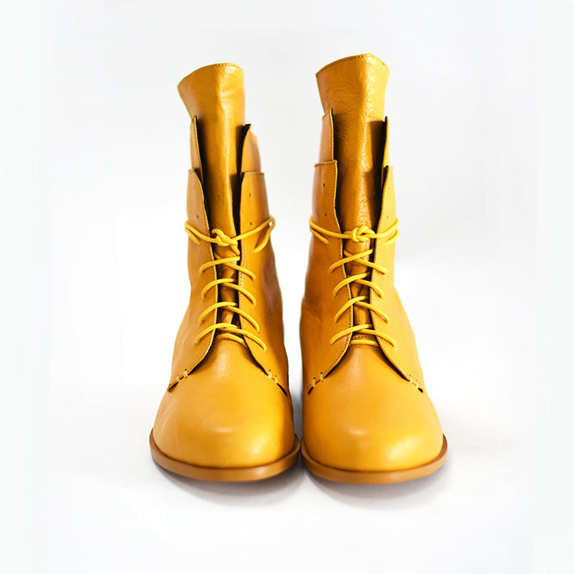 The Striker Boot - Mustard Yellow