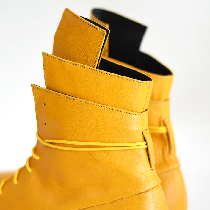 The Striker Boot - Mustard Yellow