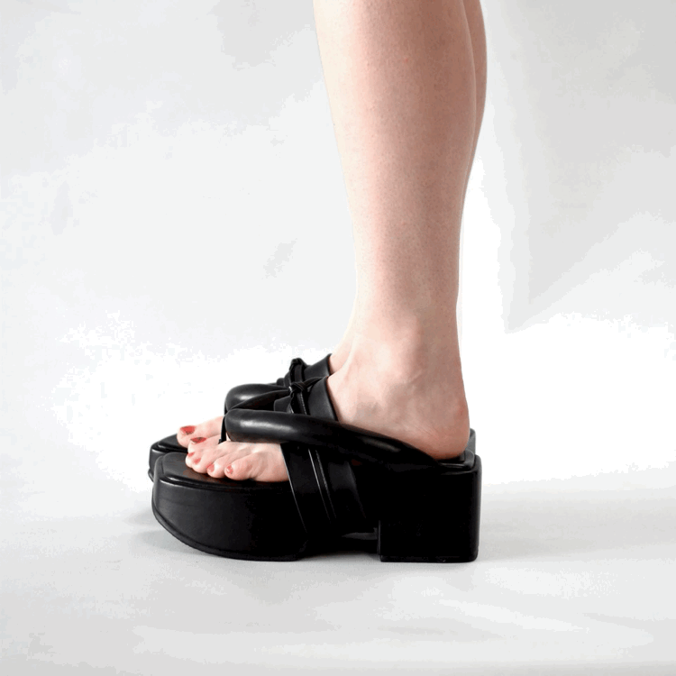 The Luft Sandal - Black