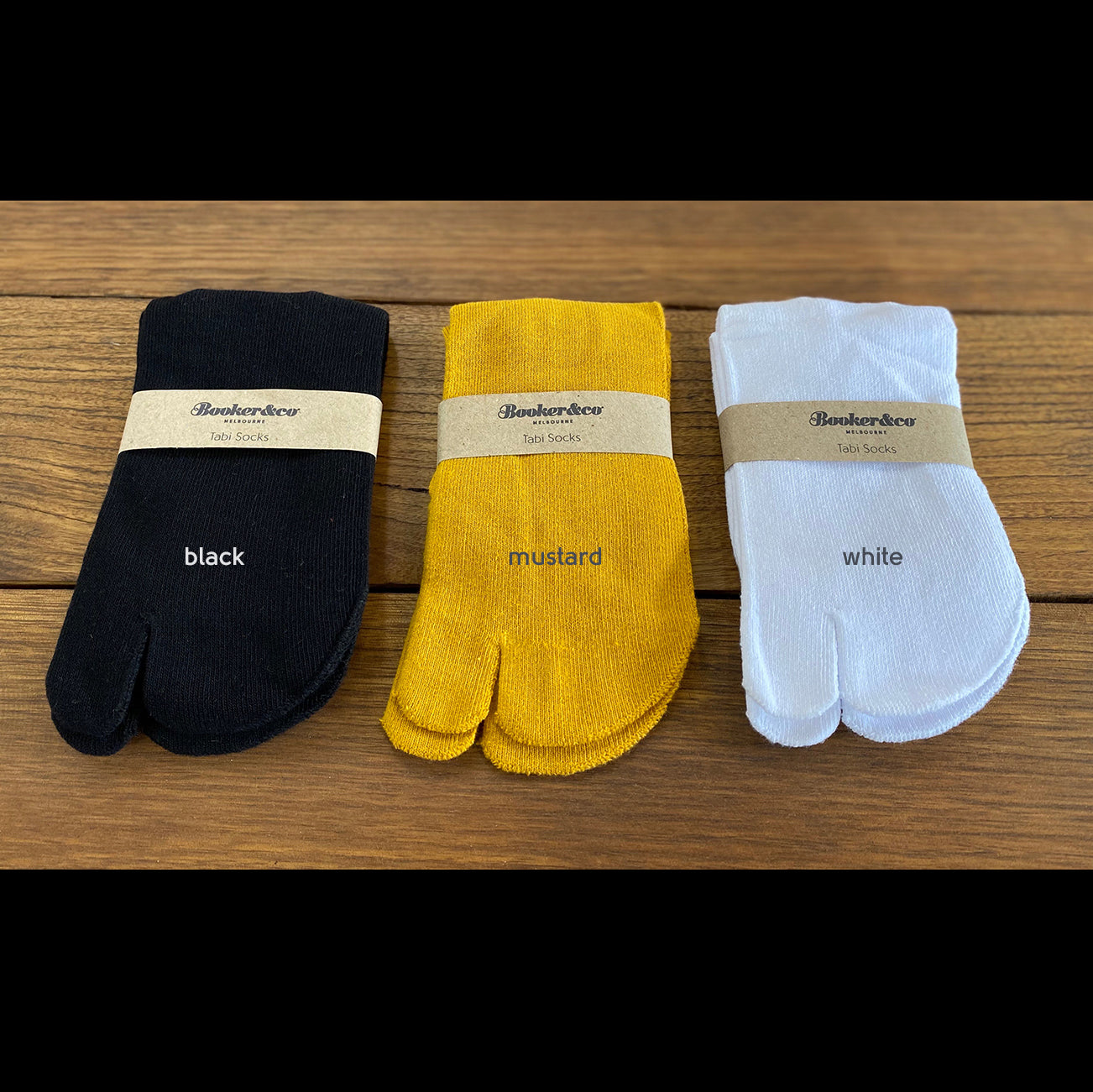 Slim, soft and comfy cotton and elastane Tabi Socks