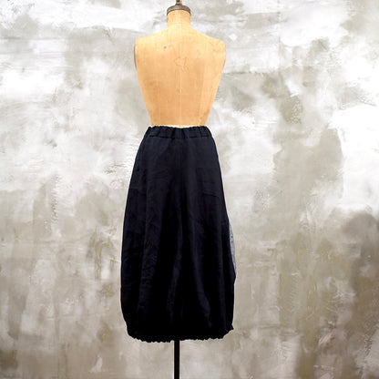 The Zentrum Skirt - Black w. Charcoal Marle