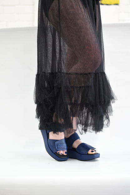 The Solaris Sandal - Prussian Blue