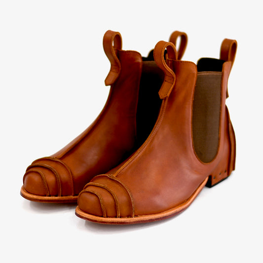 Rathdowne Ankle Boot Deep Caramel: The new Chelsea Boot for Striker Boot fans