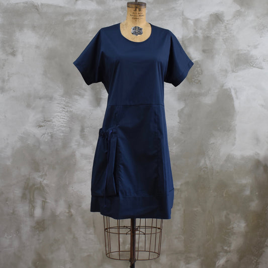 The Oblique Tunic - Navy Blue