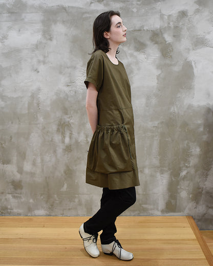 The Oblique Tunic - Olive