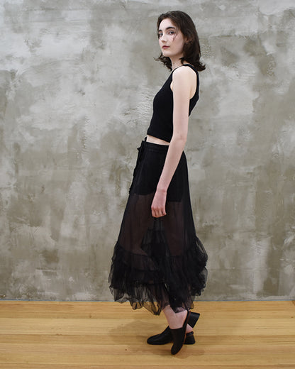 The Tulle Skirt - Black or Ivory