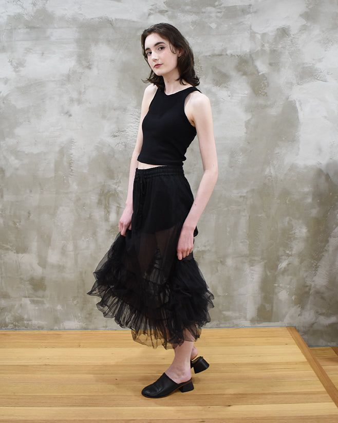 The Tulle Skirt - Black or Ivory