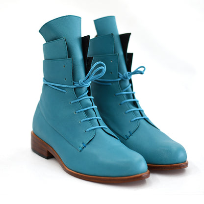 The Striker Boot - Turquoise