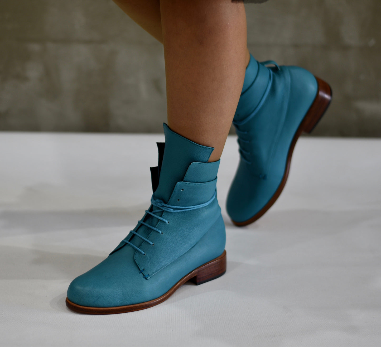 The Striker Boot - Turquoise