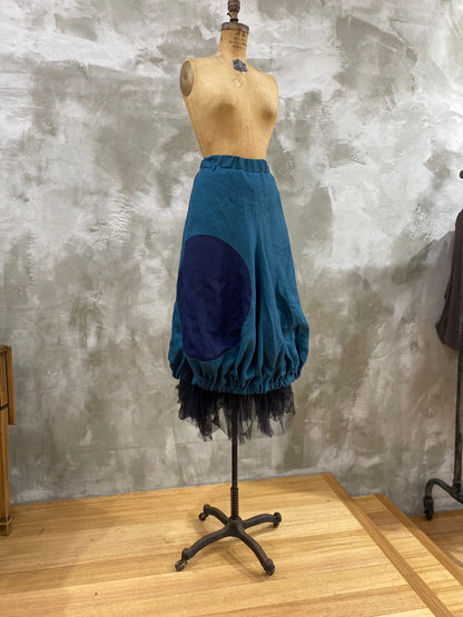 The Zentrum Skirt - Ocean w. Navy