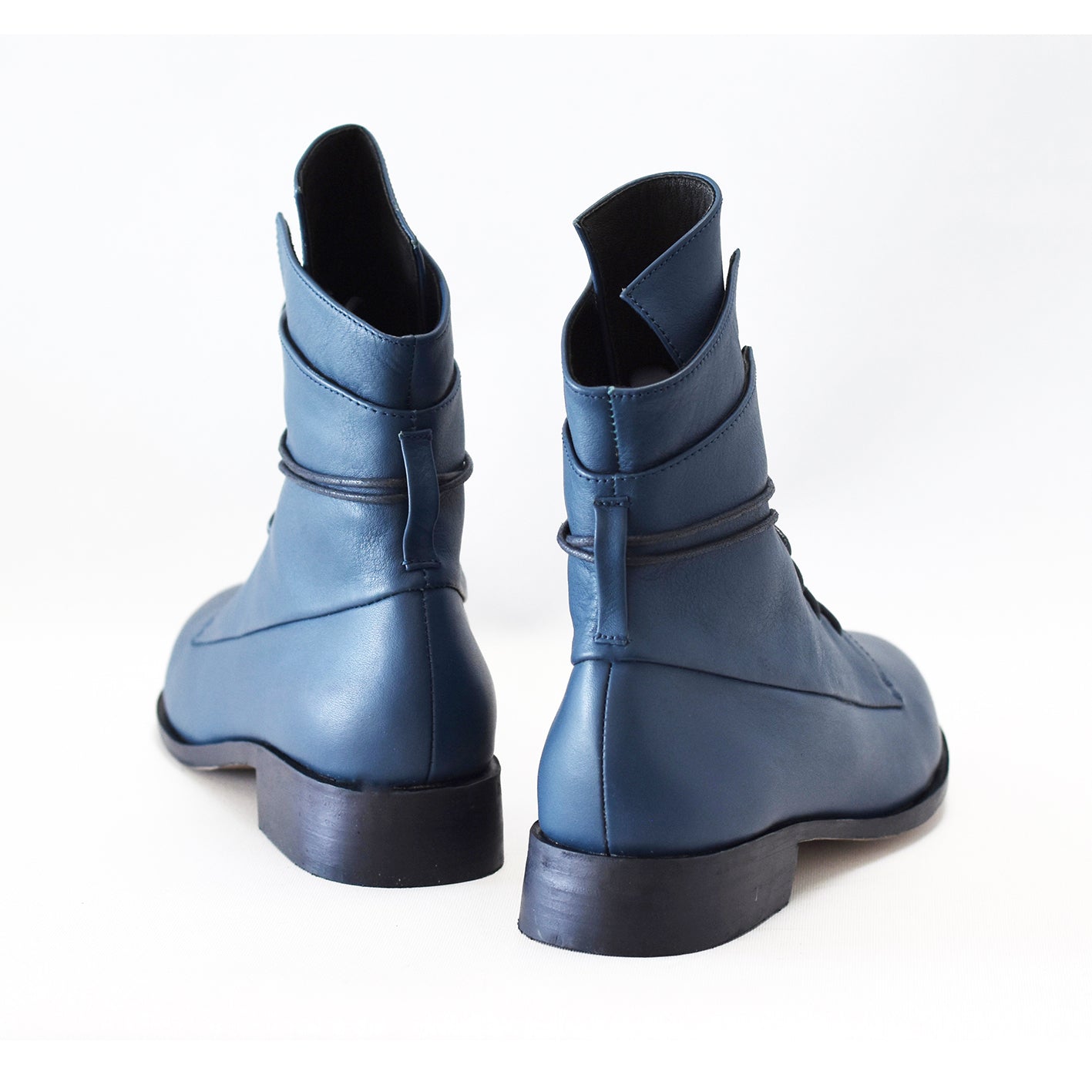 The Striker Boot Saxe Blue, Perfect heel height for comfort