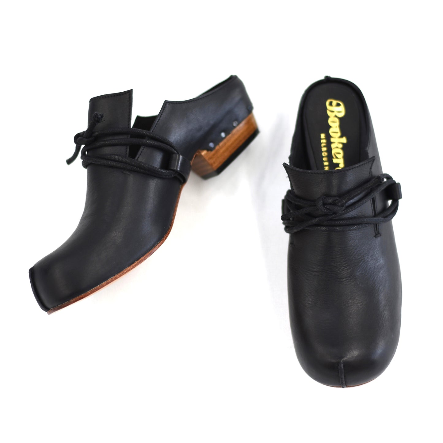 Black Juki Mule slip-on shoe