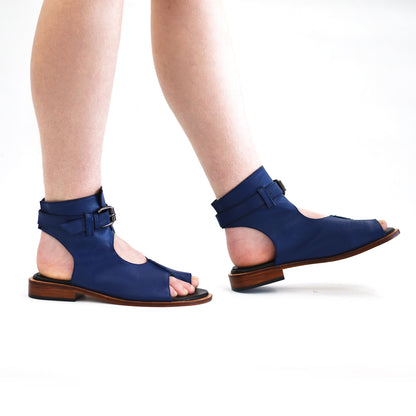 The Augusta Shoe - blue , Comfortable modern style