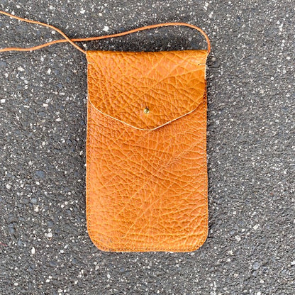 The Phone Bag - Natural - Textured, Wear across body or around neck