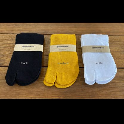 Tabi Boots Mustard Yellow: Free pair of tabi socks included