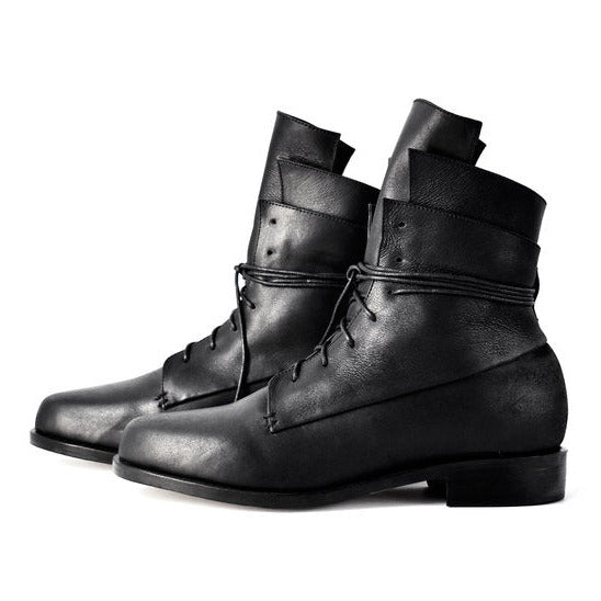 Comfy black hot sale leather boots